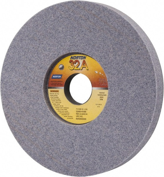 7 x 3/4" 60-Grit Aluminum Oxide Grinding & Cutoff Wheel - Norton 66252942205
