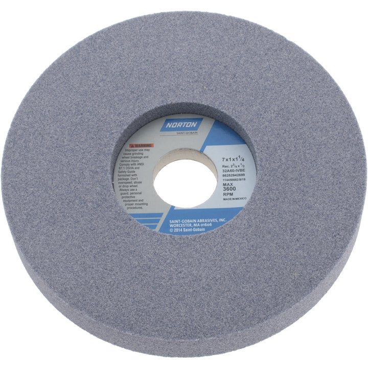 7 x 1" 60-Grit Aluminum Oxide Grinding & Cutoff Wheel - Norton 66252942699