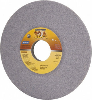 6 x 3/8" 60-Grit Aluminum Oxide Grinding & Cutoff Wheel - Norton 66252836967