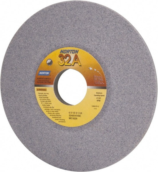 6 x 3/8" 60-Grit Aluminum Oxide Grinding & Cutoff Wheel - Norton 66252836967