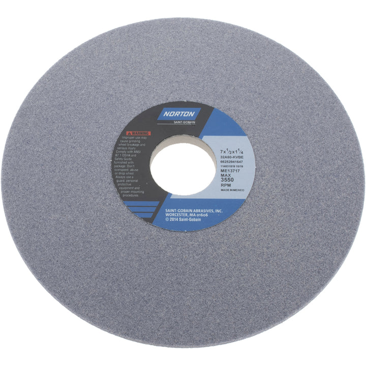 7 x 7/16" 60-Grit Aluminum Oxide Grinding & Cutoff Wheel - Norton 66252941647