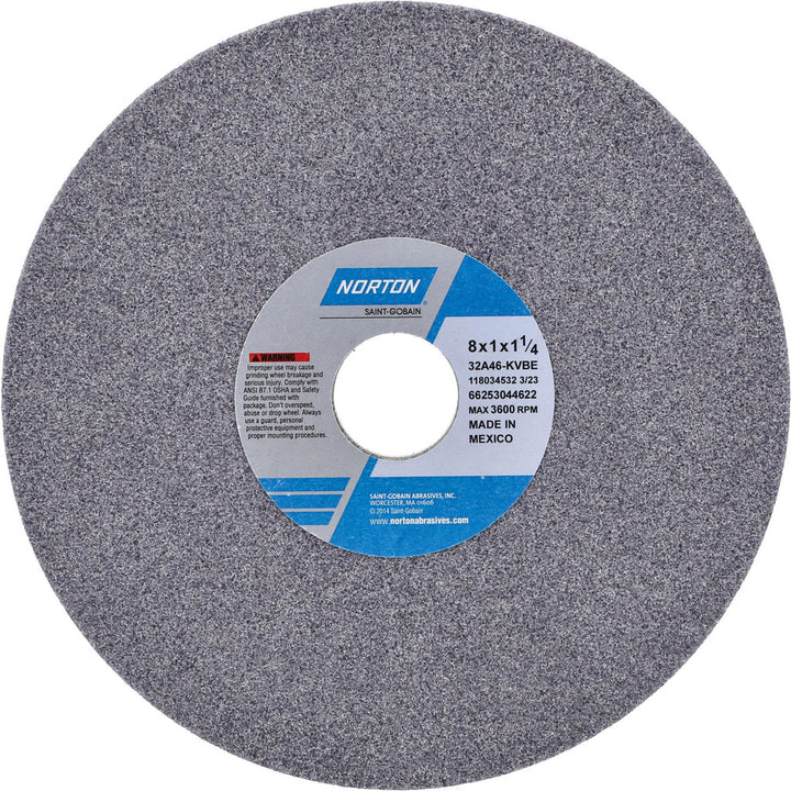 8 x 1" 46-Grit Aluminum Oxide Grinding & Cutoff Wheel - Norton 66253044622