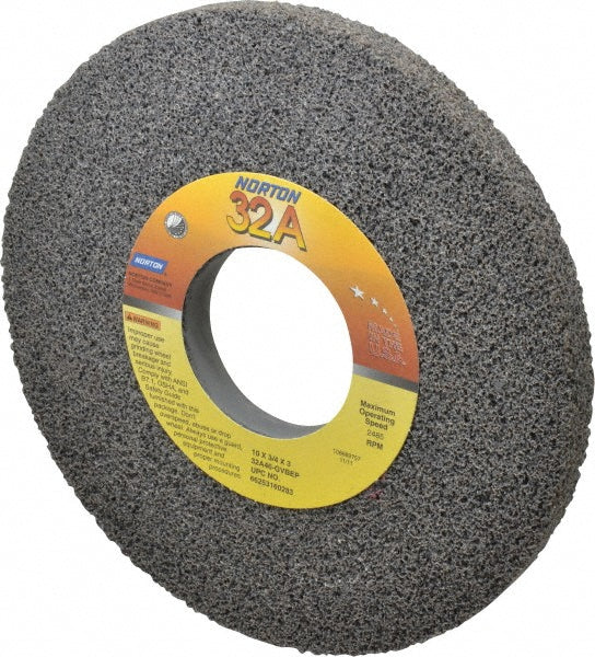 10 x 3/4" 46-Grit Aluminum Oxide Grinding & Cutoff Wheel - Norton 66253160283