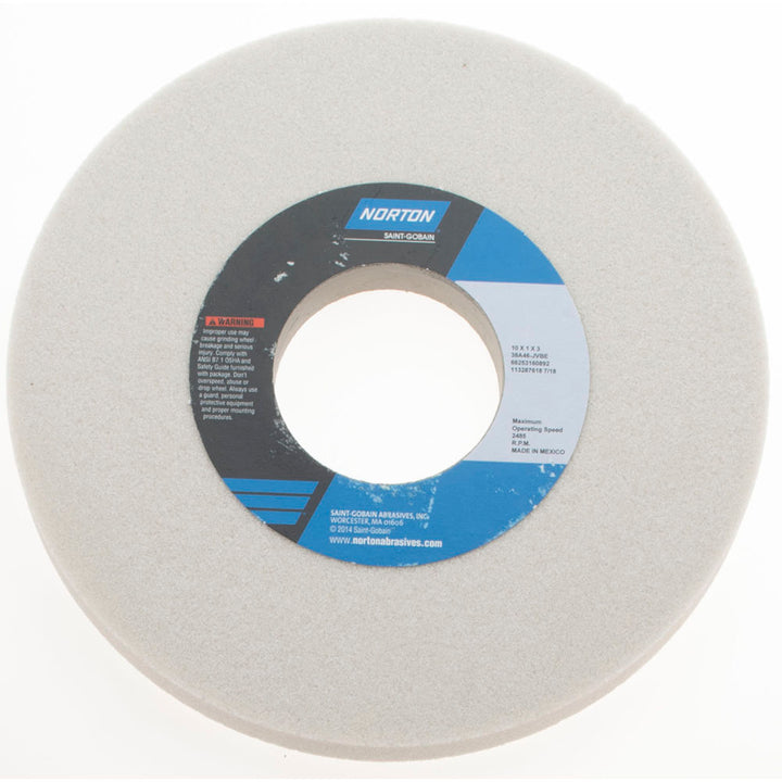10 x 1" 46-Grit Aluminum Oxide Grinding & Cutoff Wheel - Norton 66253160892