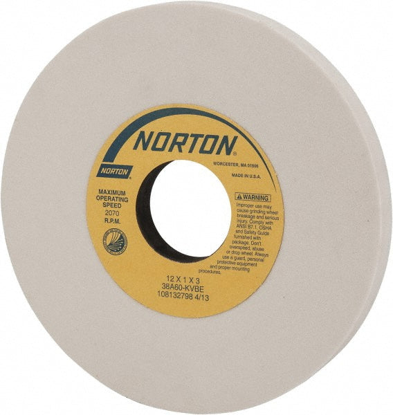 12 x 1" 60-Grit Aluminum Oxide Grinding & Cutoff Wheel - Norton 66253262718