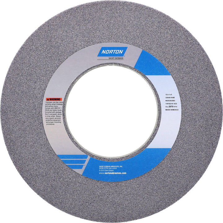 12 x 1" 46-Grit Aluminum Oxide Grinding & Cutoff Wheel - Norton 66253262563