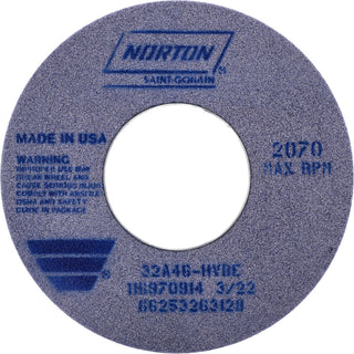 12 x 1-1/2" 46-Grit Aluminum Oxide Grinding & Cutoff Wheel - Norton 66253263128