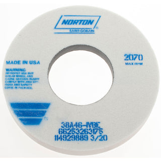 12 x 1-1/2" 46-Grit Aluminum Oxide Grinding & Cutoff Wheel - Norton 66253263175