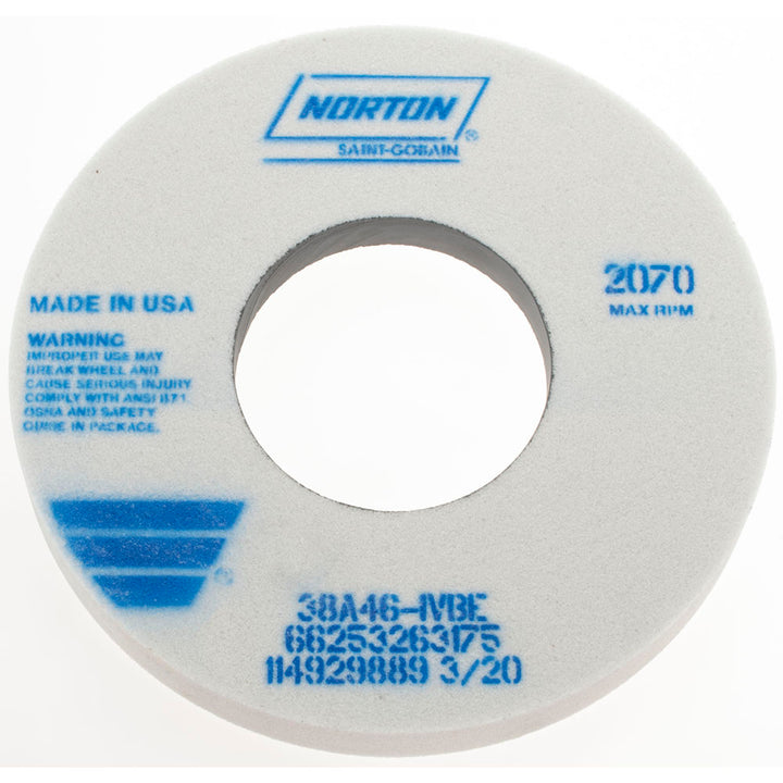 12 x 1-1/2" 46-Grit Aluminum Oxide Grinding & Cutoff Wheel - Norton 66253263175