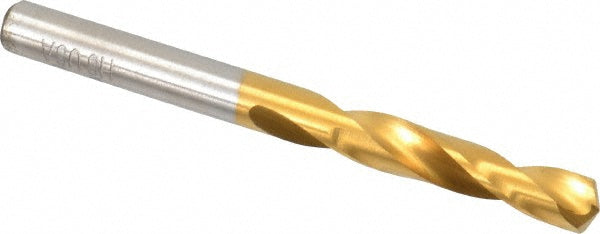13/64" High Speed Steel Screw Machine Drill Bit, Coated, 135° point - Chicago-Latrobe 48213