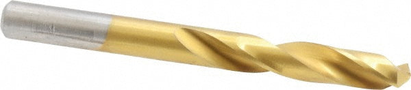 Letter F High Speed Steel Screw Machine Drill Bit, Coated, 135° point - Chicago-Latrobe 48237
