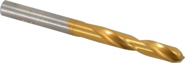 #4 High Speed Steel Screw Machine Drill Bit, Coated, 135° point - Chicago-Latrobe 48374