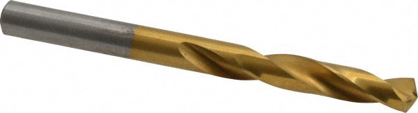 #9 High Speed Steel Screw Machine Drill Bit, Coated, 135° point - Chicago-Latrobe 48379
