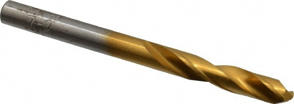 #12 High Speed Steel Screw Machine Drill Bit, Coated, 135° point - Chicago-Latrobe 48382