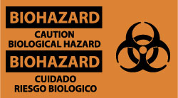 Biohazard - Caution - Biological Hazard Sign - AccuformNMC SPSA52P