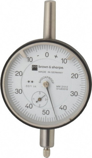 0.3500" Dial Indicator, 0.001000" grad - TESA Brown & Sharpe 14.83018