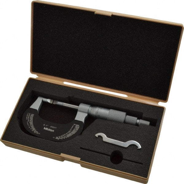 1.0000" Micrometer, 0.000150" accuracy - Mitutoyo 122-151-10