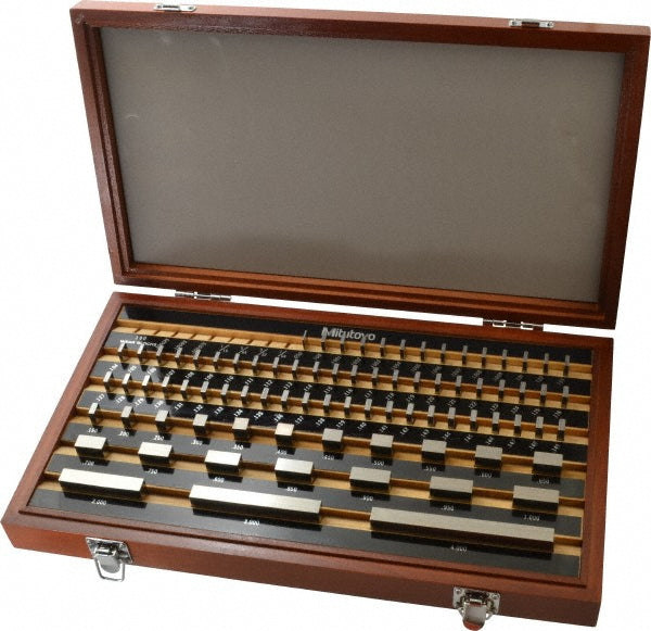 81-Piece Gage Block, Grade AS-2 - Mitutoyo 516-904-26