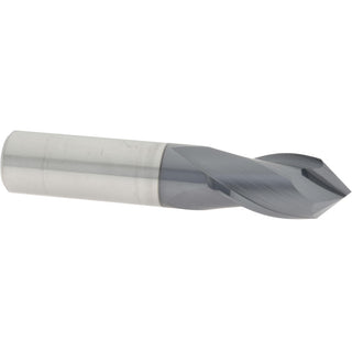 3/4" 2-Flute Solid Carbide Drill Mill End Mill, AlTiN - Accupro SAMG2424DPPLALT