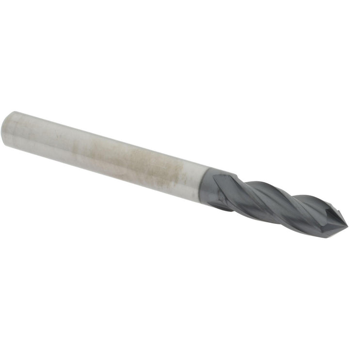 1/4" 4-Flute Solid Carbide Drill Mill End Mill, AlTiN - Accupro SCCMG80-DPPLALT