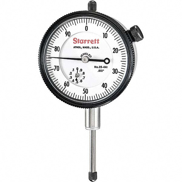 1.0000" Dial Indicator, 0.001000" grad - Starrett 66863