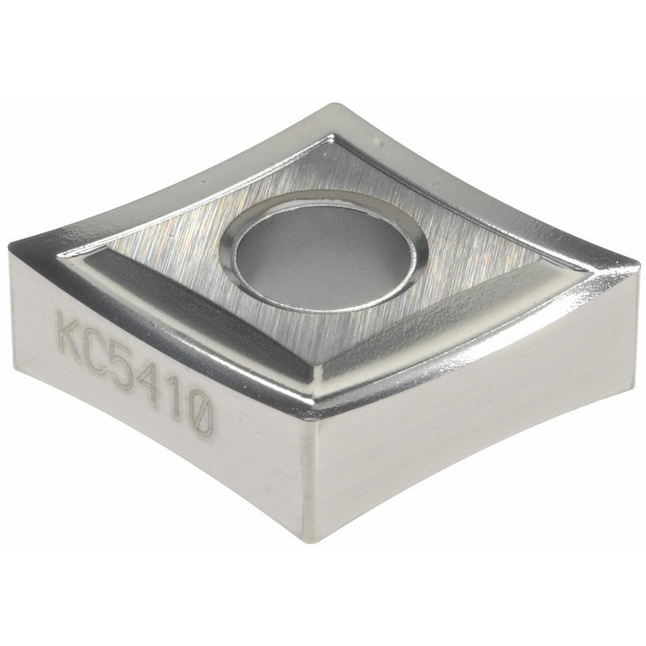 C - Diamond (Rhombic) 80-Deg 1/2" IC Carbide Insert, Grade KC5410, TiB2 - Kennametal 1785717