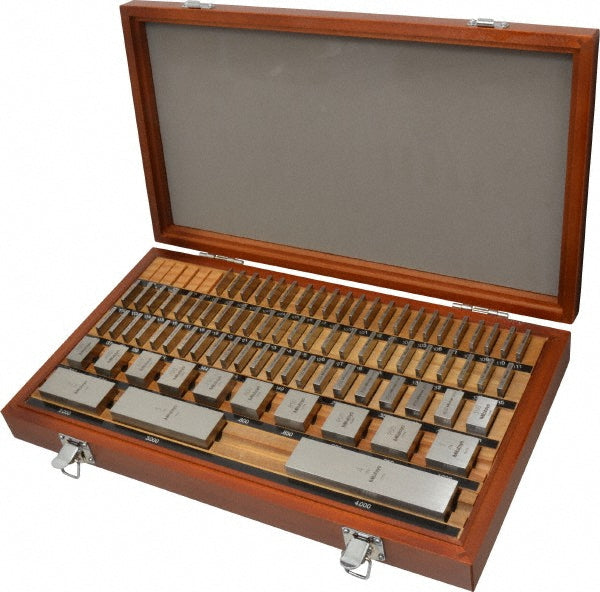 81-Piece Gage Block, Grade AS-2 - Mitutoyo 516-404-26