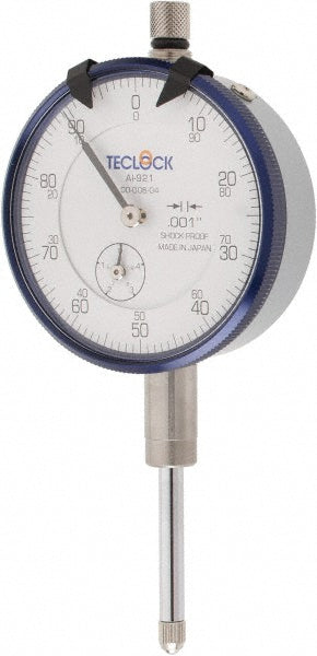 1.0000" Dial Indicator, 0.001000" grad - Teclock AI-921