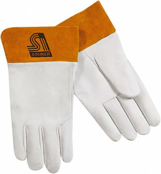 Large Leather; Synthetic Leather Flame-Resistant Gloves - Steiner 0218-L