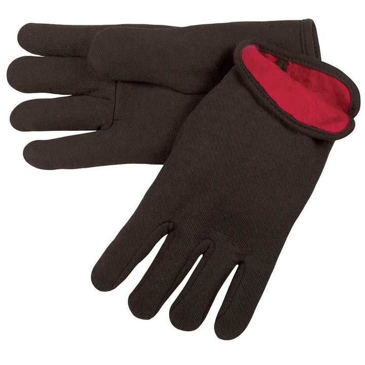 Large Brown Cotton; Polyester General Purpose Gloves - MCR Safety 7900