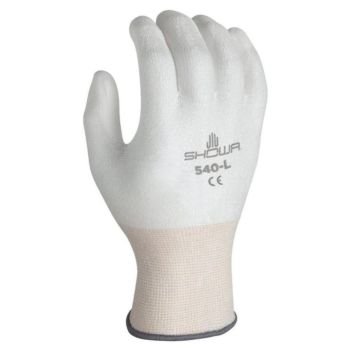Large White HPPE Cut-Resistant Gloves - SHOWA 540-L