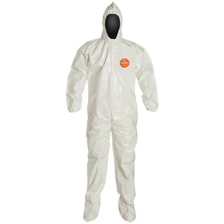 5X-Large White Abrasion; Chemical; Particle Protection Protective Garment - Dupont SL122BWH5X001200