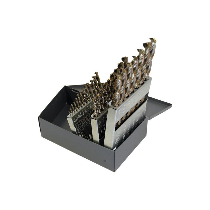 Cobalt Jobber Length Drill Bit, Gold, 135° point - Cleveland C00902