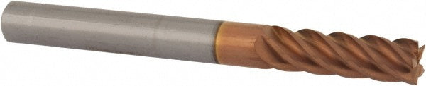1/4" 5-Flute Solid Carbide Square End Mill, TiCN - ProMax 112-01612