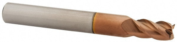 0.2756" 4-Flute Solid Carbide Square End Mill, TiCN - Accupro 12182821