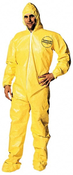 4X-Large Yellow Protective Garment - Dupont QC122SYL4X001200