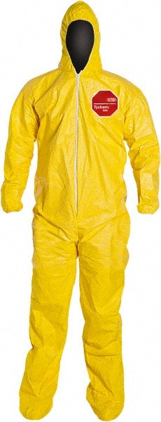 Medium Yellow Protective Garment - Dupont QC122SYLMD001200