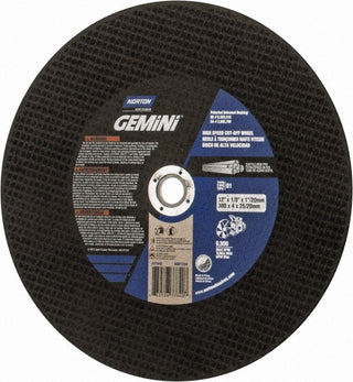 12 x 1/8" Aluminum Oxide Grinding & Cutoff Wheel - Norton 66252837840