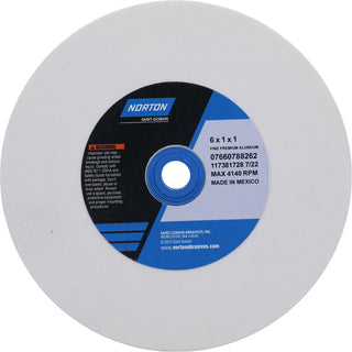 6 x 1" 100-Grit Aluminum Oxide Grinding & Cutoff Wheel - Norton 07660788262
