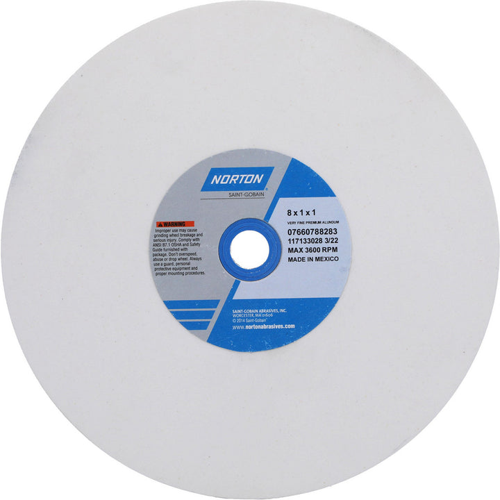 8 x 1" 150-Grit Aluminum Oxide Grinding & Cutoff Wheel - Norton 07660788283