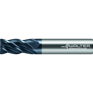 1/8" 4-Flute Solid Carbide Corner Radius & Corner Chamfer End Mill, nACRo - Walter-Prototyp 8417433