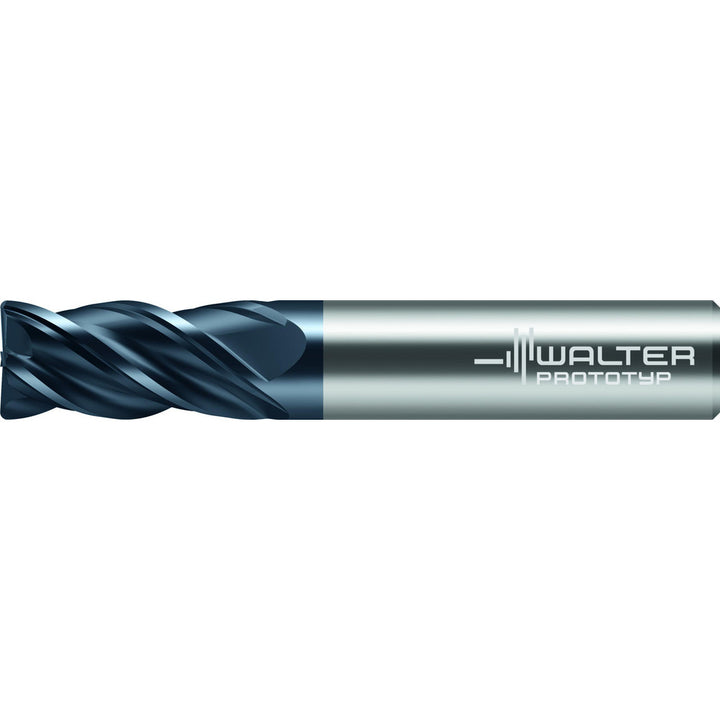 1/8" 4-Flute Solid Carbide Corner Radius & Corner Chamfer End Mill, nACRo - Walter-Prototyp 8417433