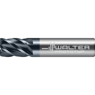 1/2" 5-Flute Solid Carbide Corner Radius & Corner Chamfer End Mill, nACo - Walter-Prototyp 8417679