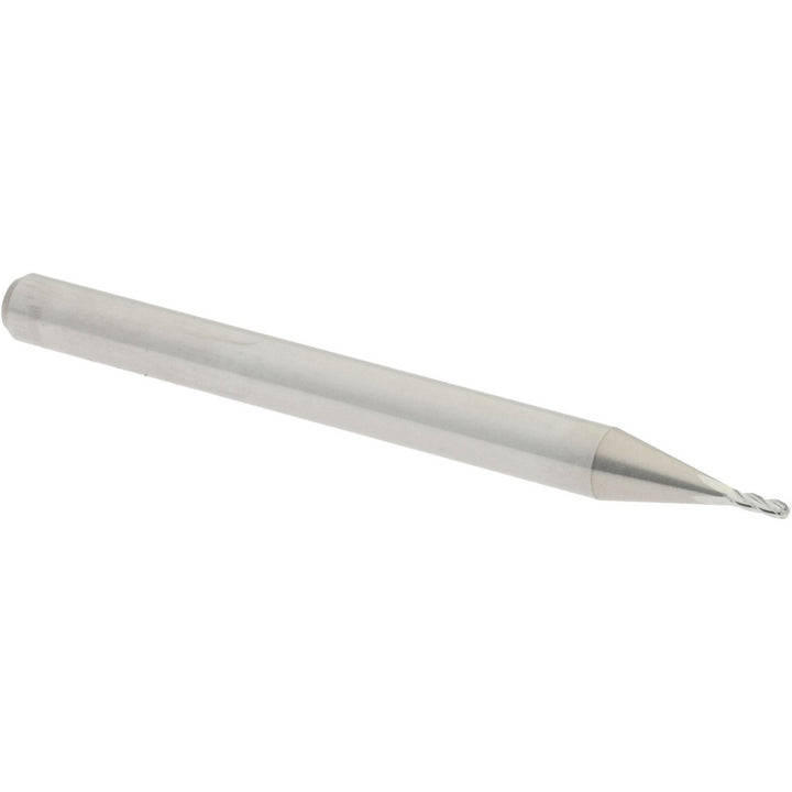 1/32" 4-Flute Solid Carbide Ball End Mill - Accupro 12184541