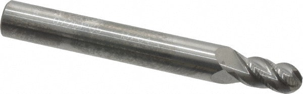 13/64" 4-Flute Solid Carbide Ball End Mill - Accupro 12184766