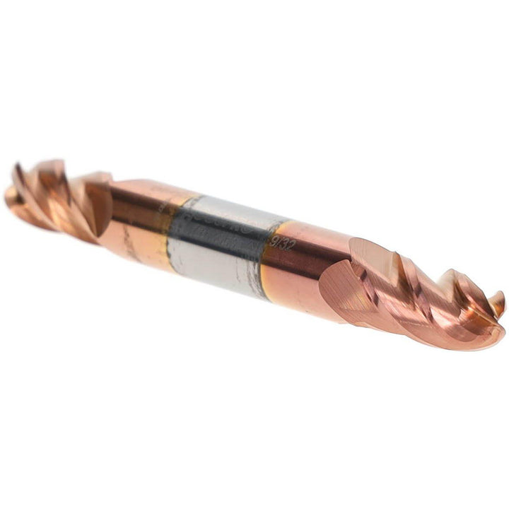 9/32" 4-Flute Solid Carbide Ball End Mill, TiCN - Accupro 12185371