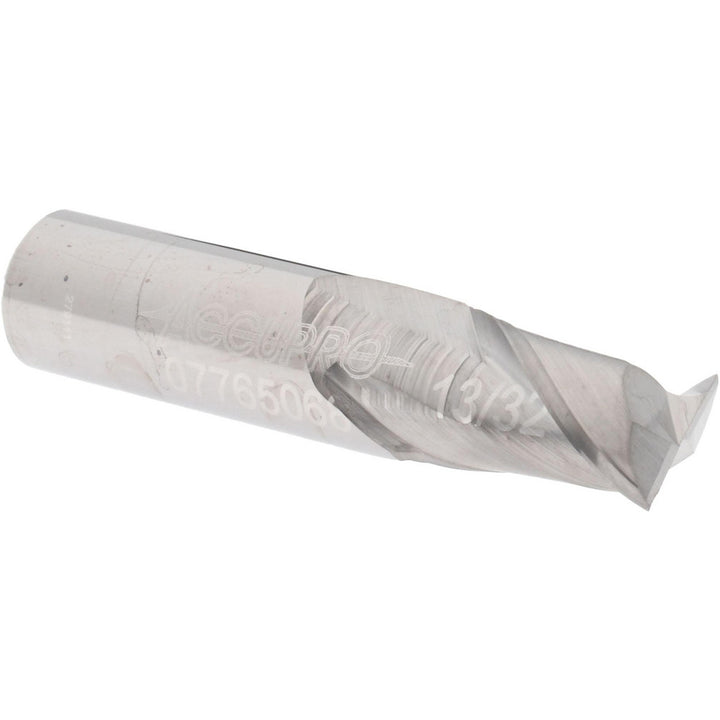 13/32" 2-Flute Solid Carbide Square End Mill - Accupro 12181671