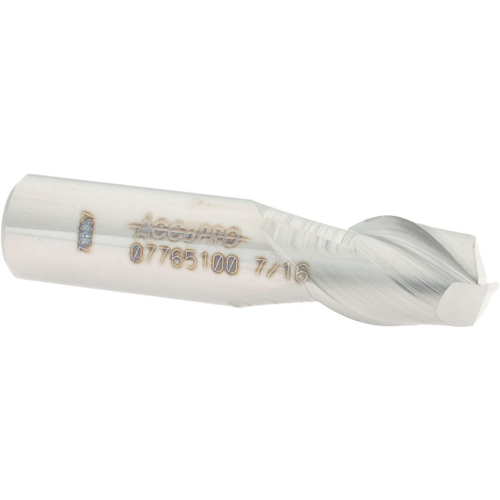 7/16" 2-Flute Solid Carbide Square End Mill - Accupro 12181677