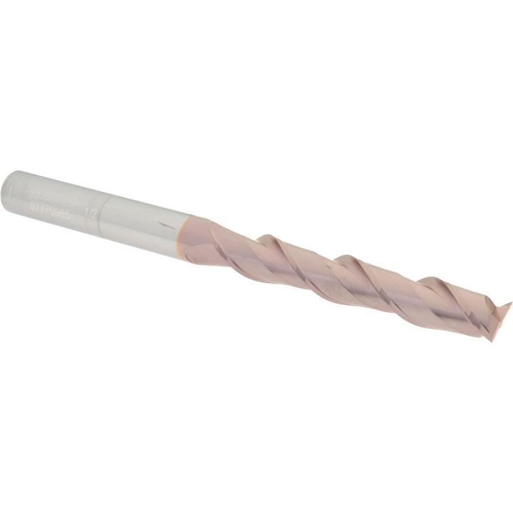 1/2" 2-Flute Solid Carbide Square End Mill, TiCN - Accupro 12181762