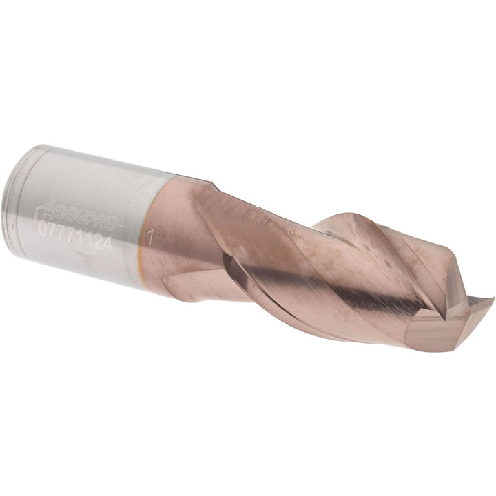 1" 2-Flute Solid Carbide Square End Mill, TiCN - Accupro 12181249